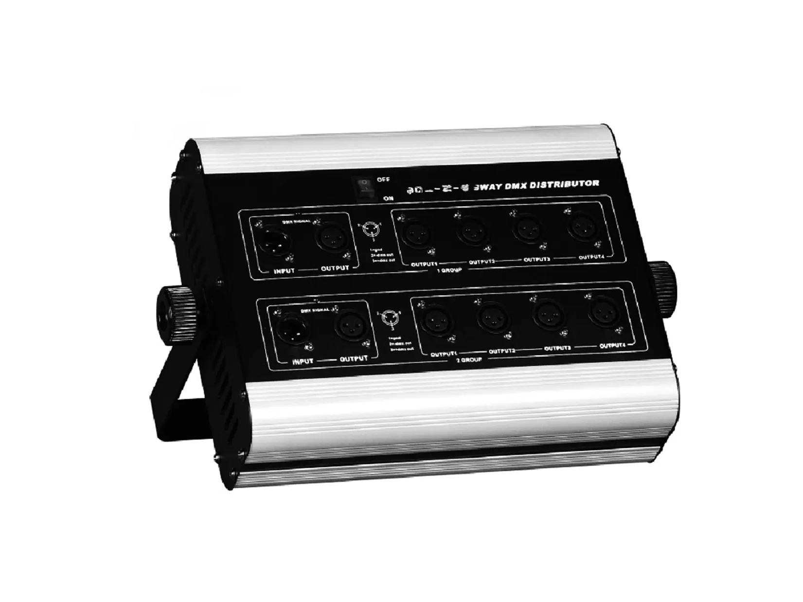 全金属机身信号放大器特写展现科技质感