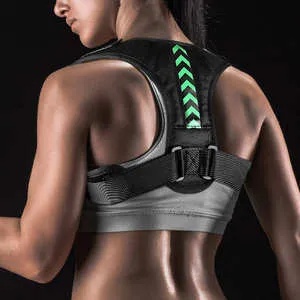 Athlete engaged in physical activity while wearing the Upper Back Support Belt for added stability and injury prevention