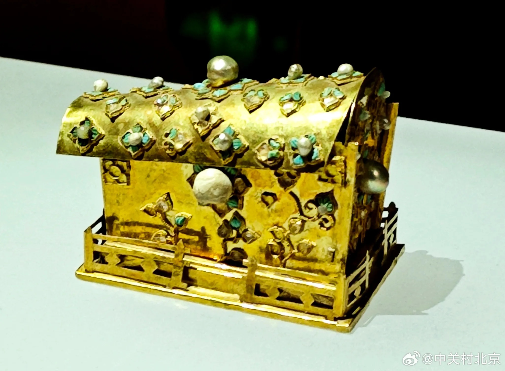 唐代金棺银椁细工镶嵌工艺特写展示_2