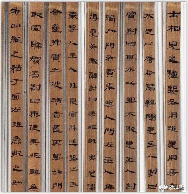 甘肃省博物馆藏西汉仪礼简实物展示_1