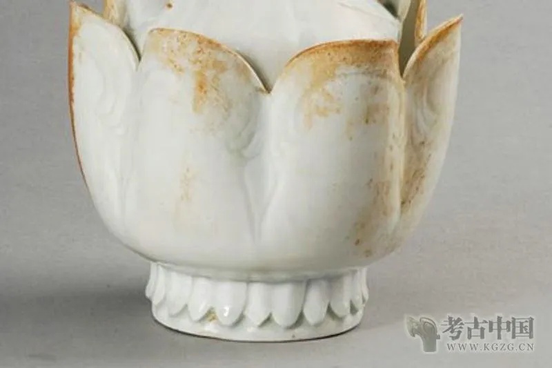 北宋景德镇窑影青釉莲瓣纹注子注碗_1