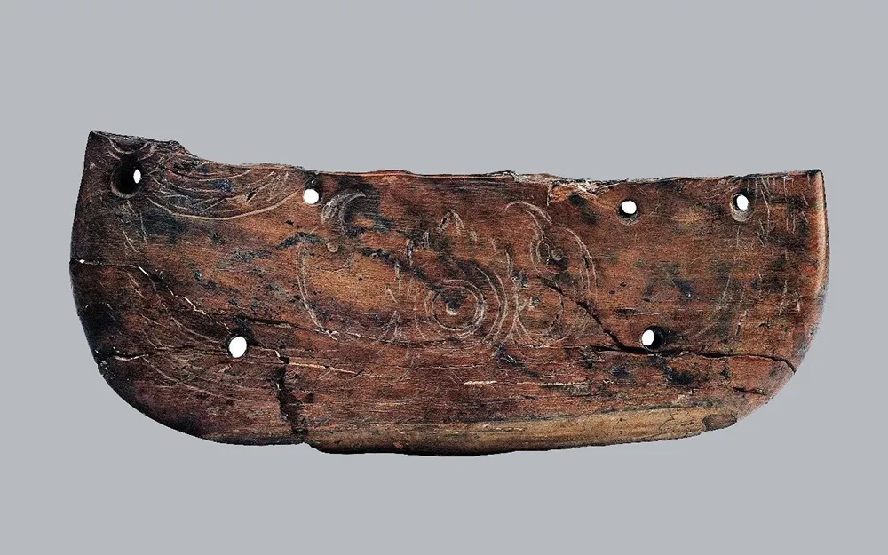 河姆渡双鸟朝阳纹牙雕展现新石器时代象牙雕刻艺术_1